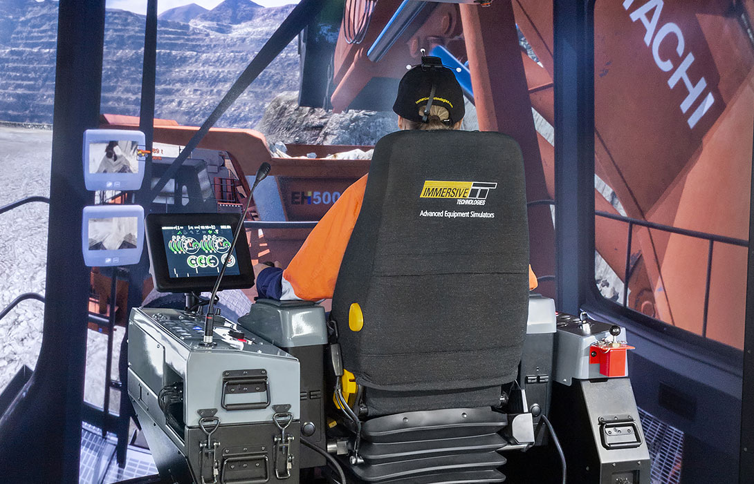 Simulator for Hitachi Shovel/Excavator EX5600-7