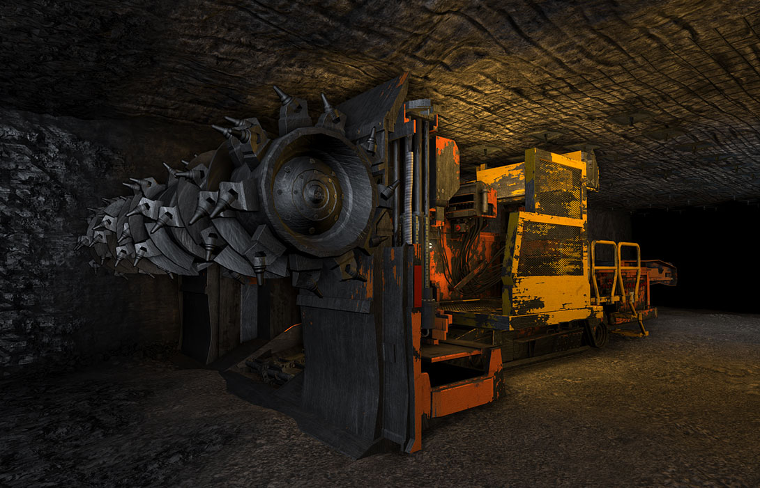 Simulator for JOY 12CM30 Miner Bolter