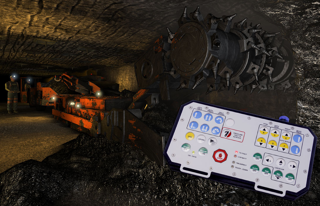 Simulator for JOY 14CM15 Continuous Miner