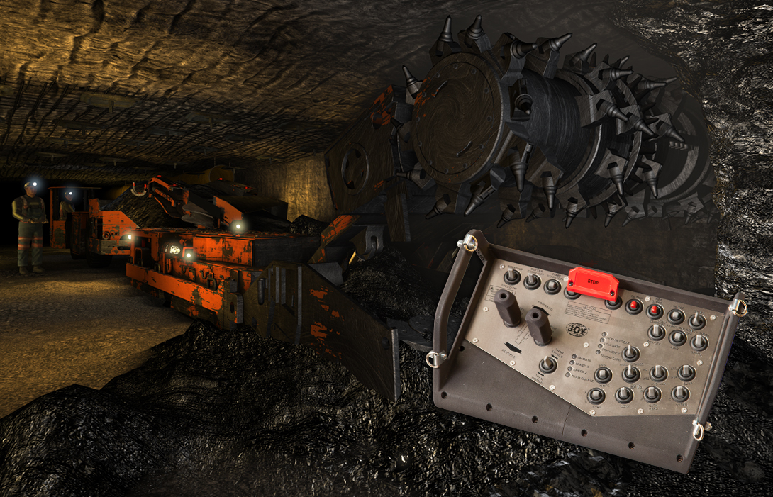 Simulator for JOY 14CM15 Continuous Miner