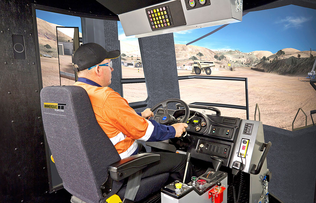 Simulator for Komatsu Haul Truck 930E-4, 830E-AC