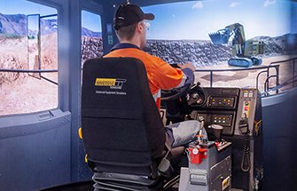 Simulator for Komatsu 930E-4, 980E-4 Haul Truck