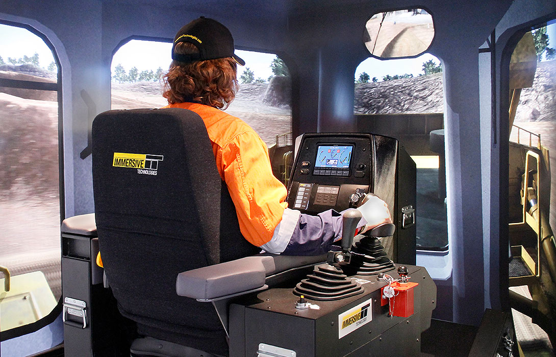 Simulator for Komatsu Dozer D375A-6