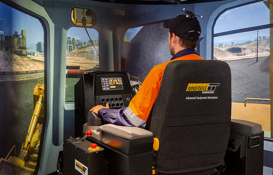 Simulator for Komatsu Dozer D475A-5E0