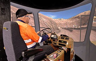 Simulator for Komatsu Haul Truck HD325, HD785-5