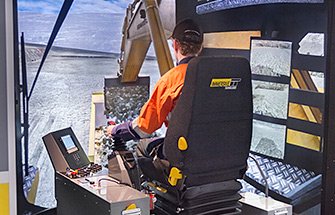 Simulator for Komatsu PC4000-6 Shovel/Excavator