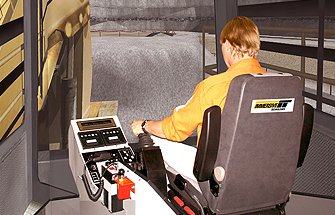 Simulator for Komatsu Shovel PC8000-5