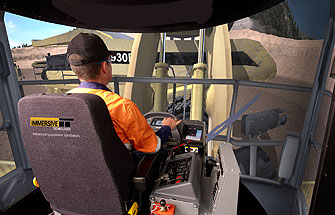 Simulator for Komatsu WA1200-3 Wheel Loader