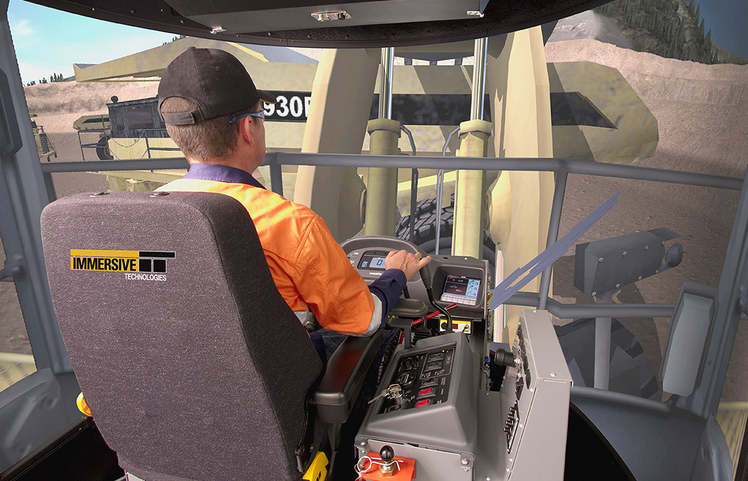 Simulator for Komatsu Wheel Loader WA1200-3
