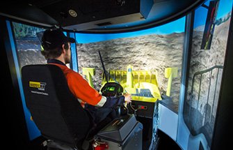 Simulator for Komatsu Wheel Loader WA900