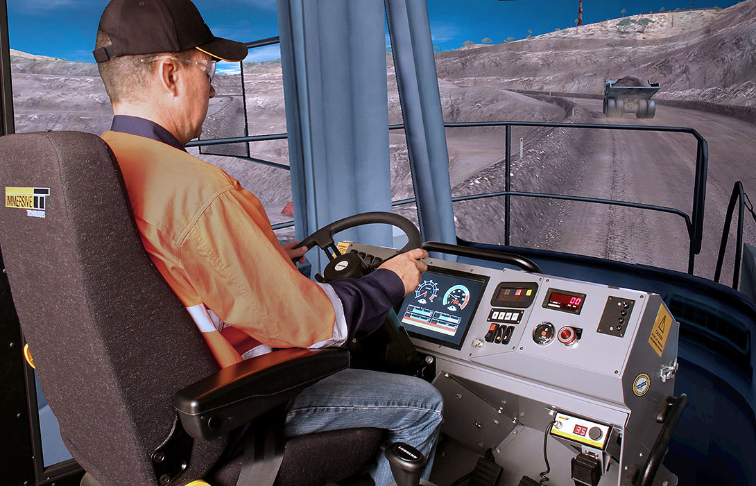 Simulator for Liebherr Haul Truck T282B