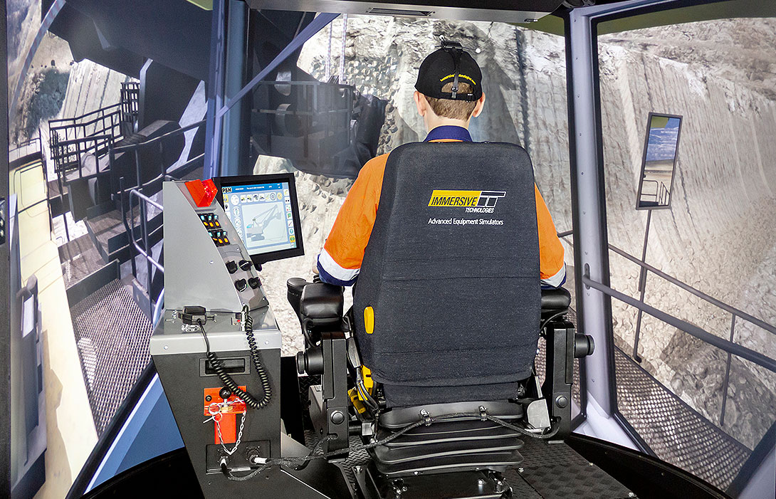 Simulator for Komatsu (P&H) 2800XPC, 4100XPC & 4100C BOSS Electric Rope Shovels (Next Gen Controls, Centurion 5)