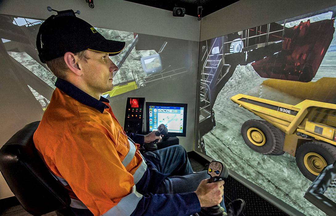 Simulator for Komatsu (P&H) 2800XPC, 4100XPC Electric Rope Shovels (C-Series Controls, Centurion 5)