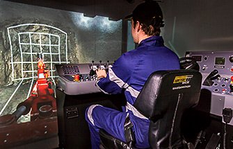 Simulator for Simulator for Sandvik DD311 Jumbo Drill