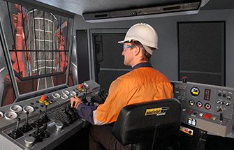 Simulator for Simulator for Sandvik DD320, DD420 Jumbo Drill