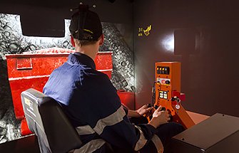 Simulator for Sandvik LH203 Underground Loader