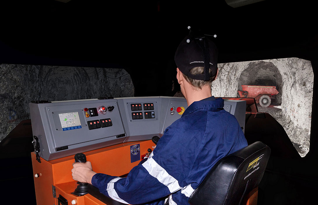 Simulator for Sandvik Underground Loader LH410, LH621, LH517
