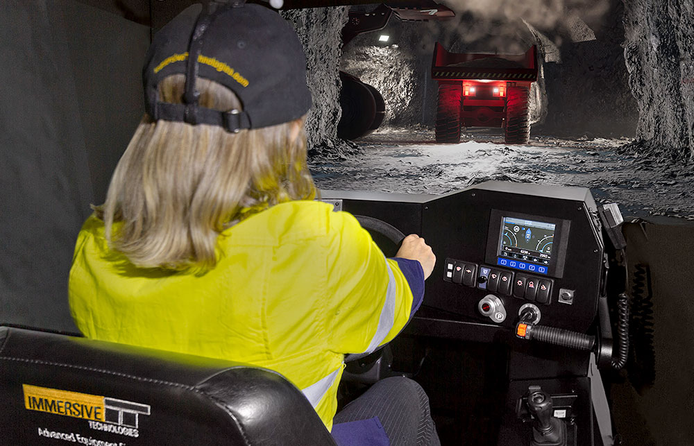 Simulator for Sandvik Toro™ Underground Truck TH663i