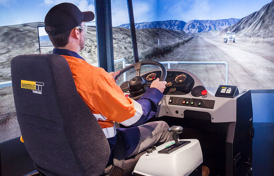 Simulator for Komatsu Haul Truck 960E-1