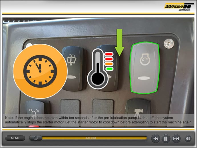 Epiroc MT65 Underground Truck - Stop System