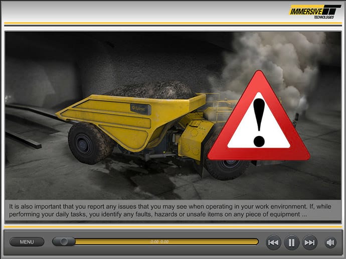 Epiroc MT65 Underground Truck - Fire